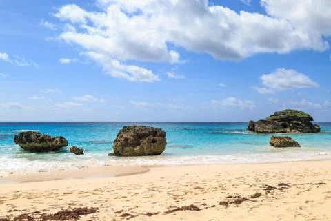 A Bermudan Beach Stock Photos