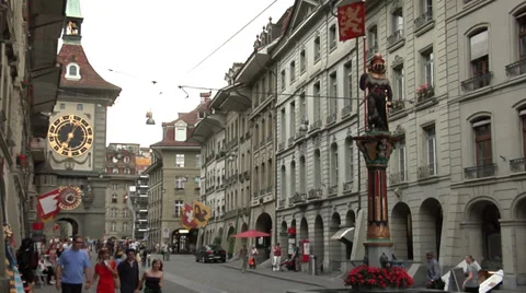 Bern, Berne, Switzerland 스톡 동영상 32011663