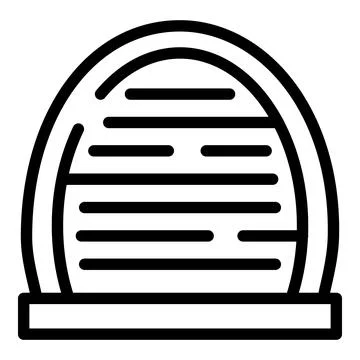 Bern building icon outline vector. City emblem Ilustración de archivo