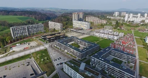 Bern Bümpliz, Bethlehem, Gäbelbach in Bern 스톡 동영상 90009497