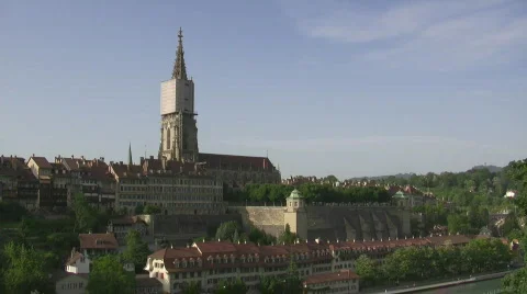 Bern cathedral long shot Vidéo 706264