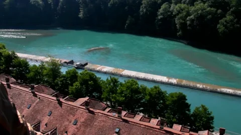 Bern. City View of city Bern, Switzerland Stock Footage 42237720