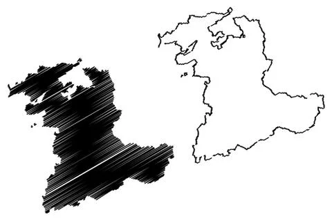 Bern map vector.... Ilustração Stock