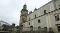 Bernardine monastery in Zbarazh city, Ukraine HD Footage