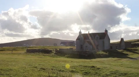 Berneray Home Stock Footage