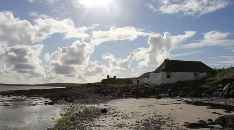 Berneray hostel 動画素材 55534757