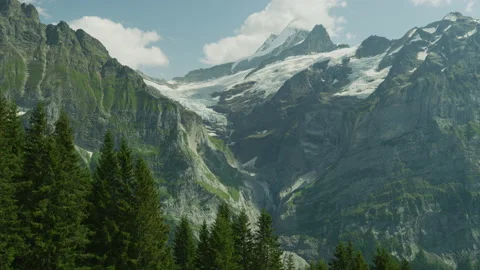 The Bernese Alps Stock Footage 218994842