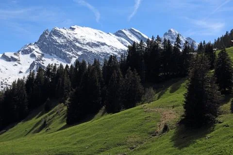 The Bernese Highlands Stock Photos