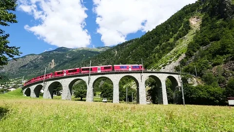 Bernina express Stock-Footage 92238152