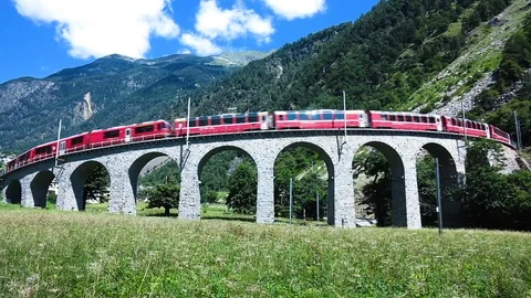Bernina express Stock-Footage 92617431