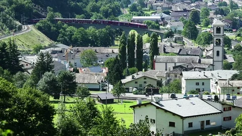 Bernina express Stock-Footage 92617559