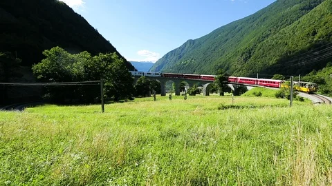 Bernina express Stock-Footage 93246939
