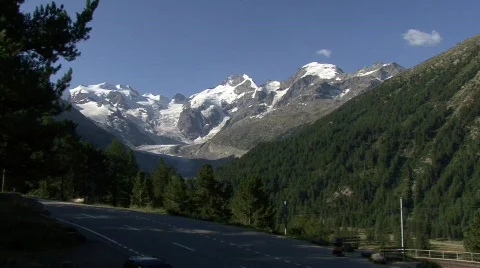 Bernina Glacier 3 스톡 동영상 502888