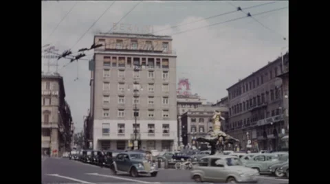 Bernini Hotel in Rome Video stock 47971058