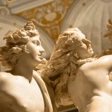 Bernini Statue: Apollo e Dafne (Apollo and Daphne) Foto stock
