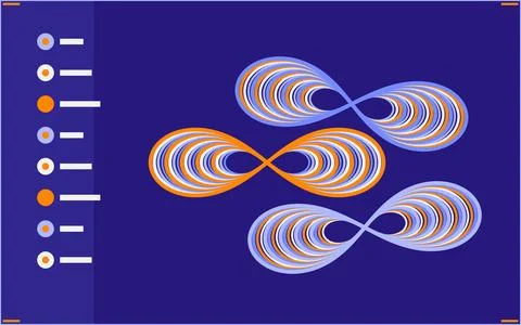 Bernoulli Lemniscate Orbit Bundle Stock-Illustration