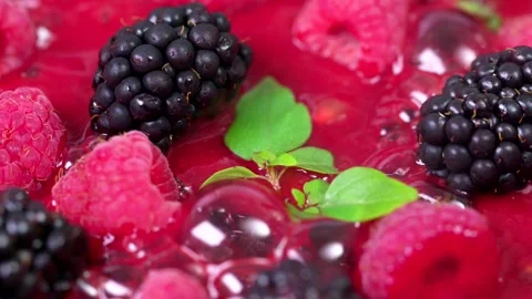 The berries are being preparing for dessert. Stock Footage 130853268