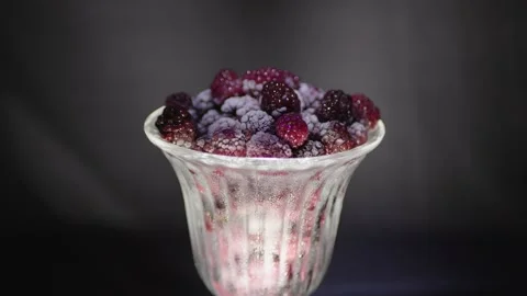 Berries in a glass Video stock 130798696