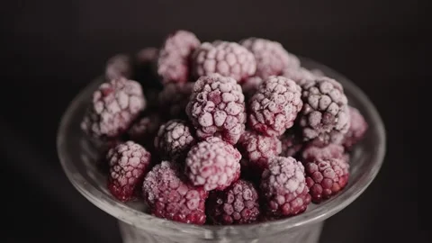 Berries in a glass Video stock 130798961