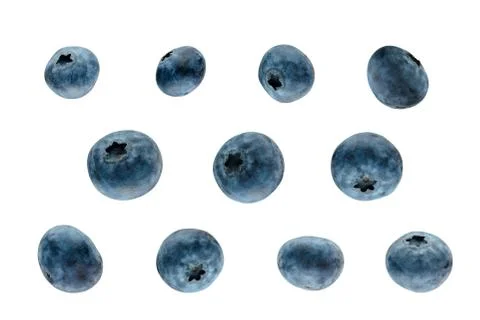 Berries isolated on white Stock Photos