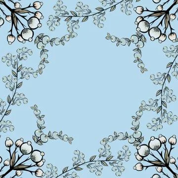 Berries natural vector background 스톡 일러스트