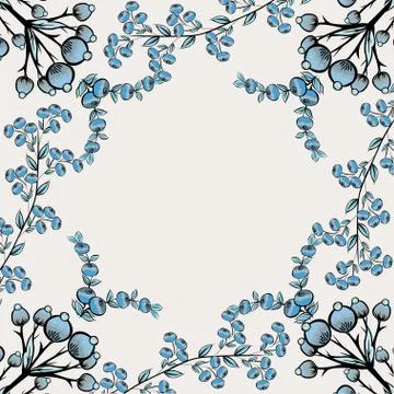 Berries natural vector background 스톡 일러스트