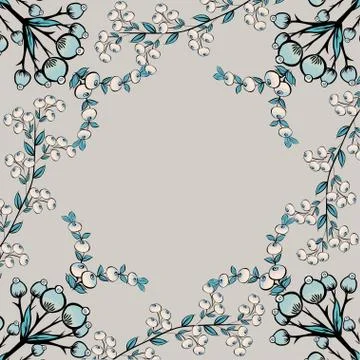 Berries natural vector background 스톡 일러스트