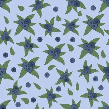 Berries pattern Stock Illustration