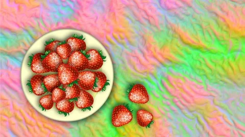 Berries on the table Stock Footage 135236708