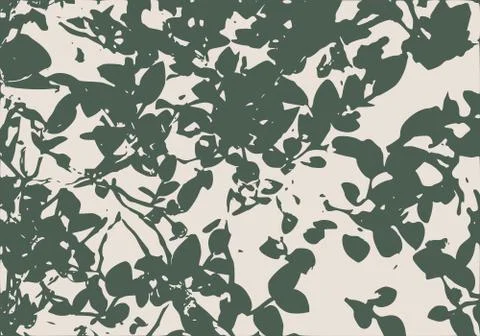 Berry bushes in forest Stock Illustration