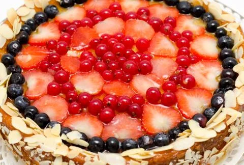 Berry cake Stock Photos
