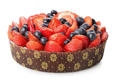 Berry cake Stock Photos