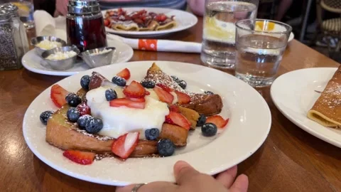 Berry Crepe Stock Footage 295815876