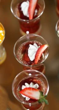 Berry dessert Stock Photos