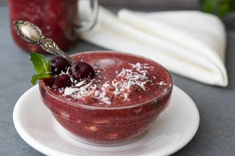Berry dessert Stock Photos