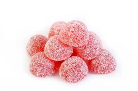 Berry fruit candy gummy Stock Photos