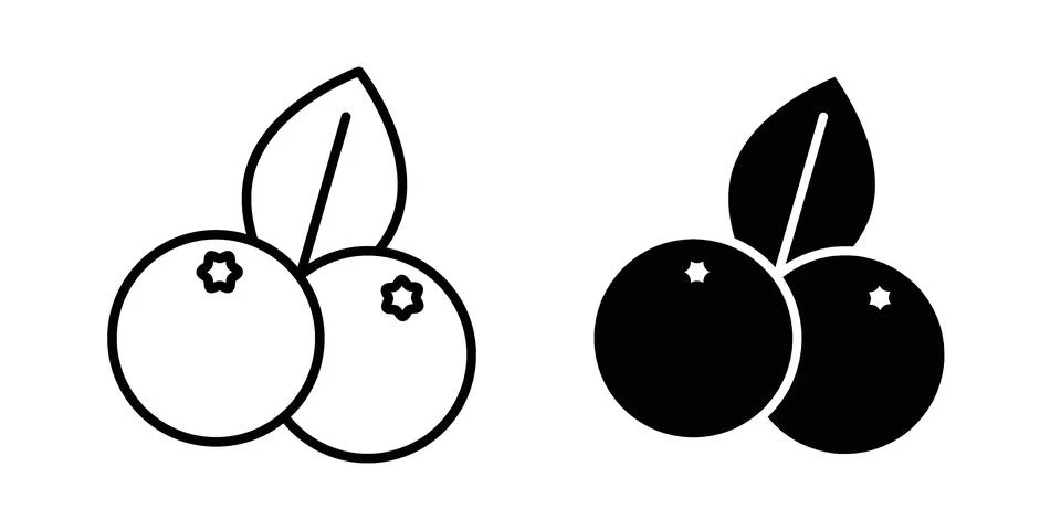 Berry icon or illustration vector symbols Stock Illustration