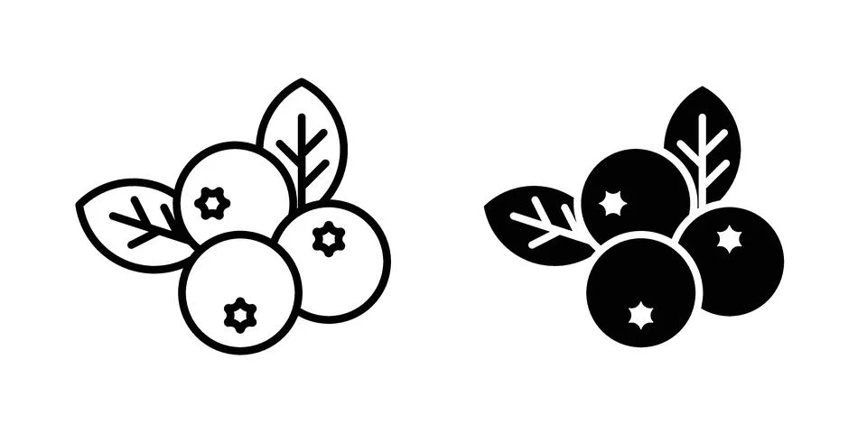 Berry icon vector design illustrations Stock Illustration