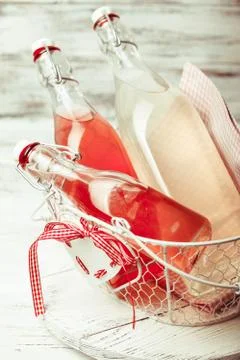 The berry lemonade Stock Photos