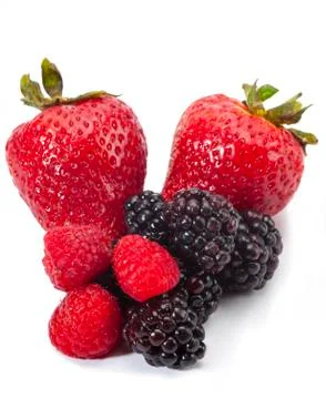 Berry Medley Stock Photos