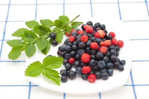 Berry mix Foto stock