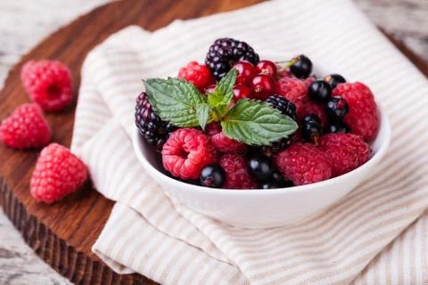 Berry mix Stock Photos