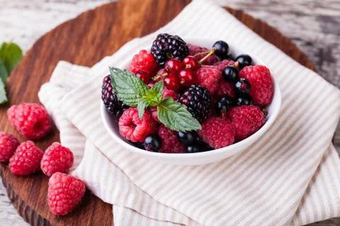 Berry mix Stock Photos