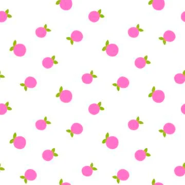 Berry ornament creative flat vector illustration. Vintage print. Stock Illustration