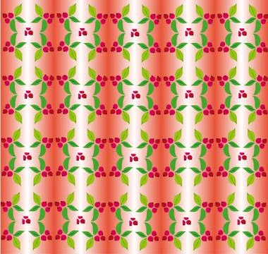 Berry ornament Stock Illustration