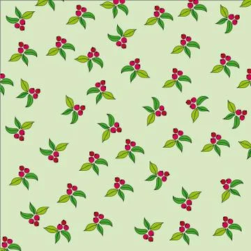Berry pattern Stock Illustration
