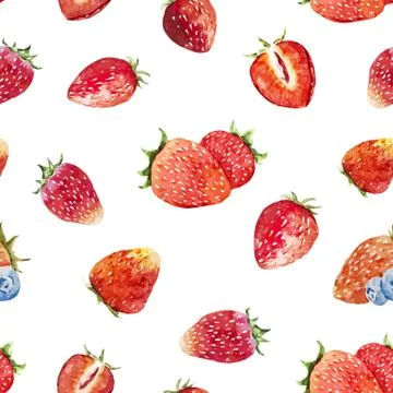 Berry pattern Stock Illustration