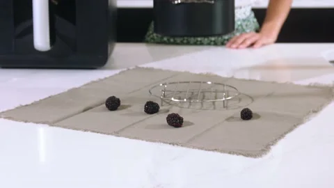 Berry pie close-up Stock Footage 224175053