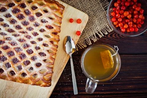Berry pie Stock Photos