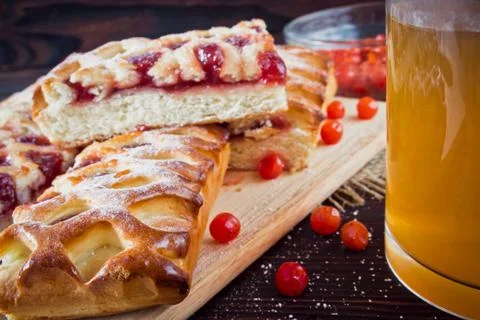 Berry pie Stock Photos